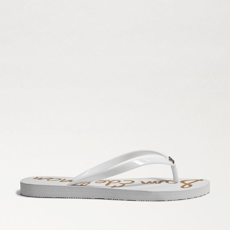 Sam Edelman Skye Flip Flop Sandal-Bright White