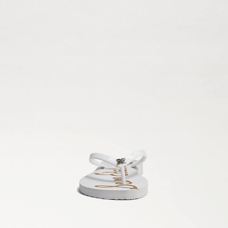 Sam Edelman Skye Flip Flop Sandal-Bright White