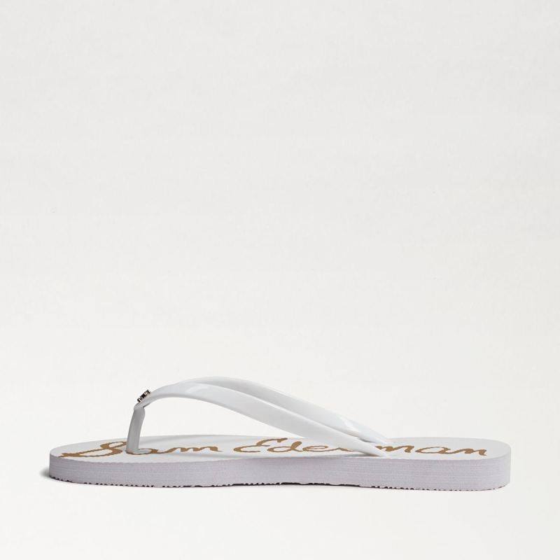 Sam Edelman Skye Flip Flop Sandal-Bright White