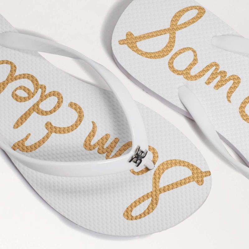 Sam Edelman Skye Flip Flop Sandal-Bright White