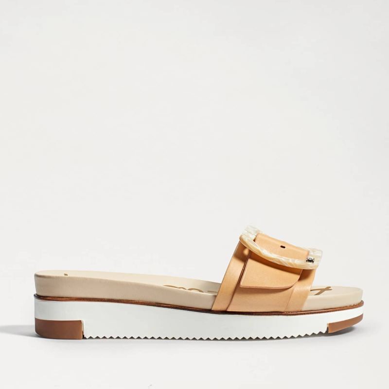 Sam Edelman Ariane Slide Sandal-Natural Sand Leather