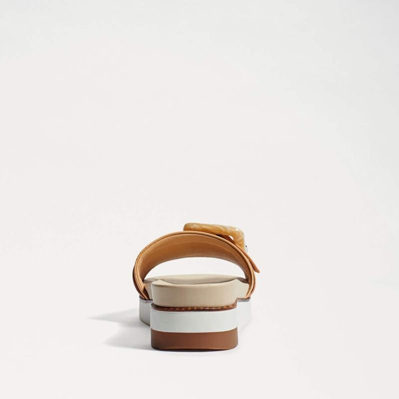 Sam Edelman Ariane Slide Sandal-Natural Sand Leather