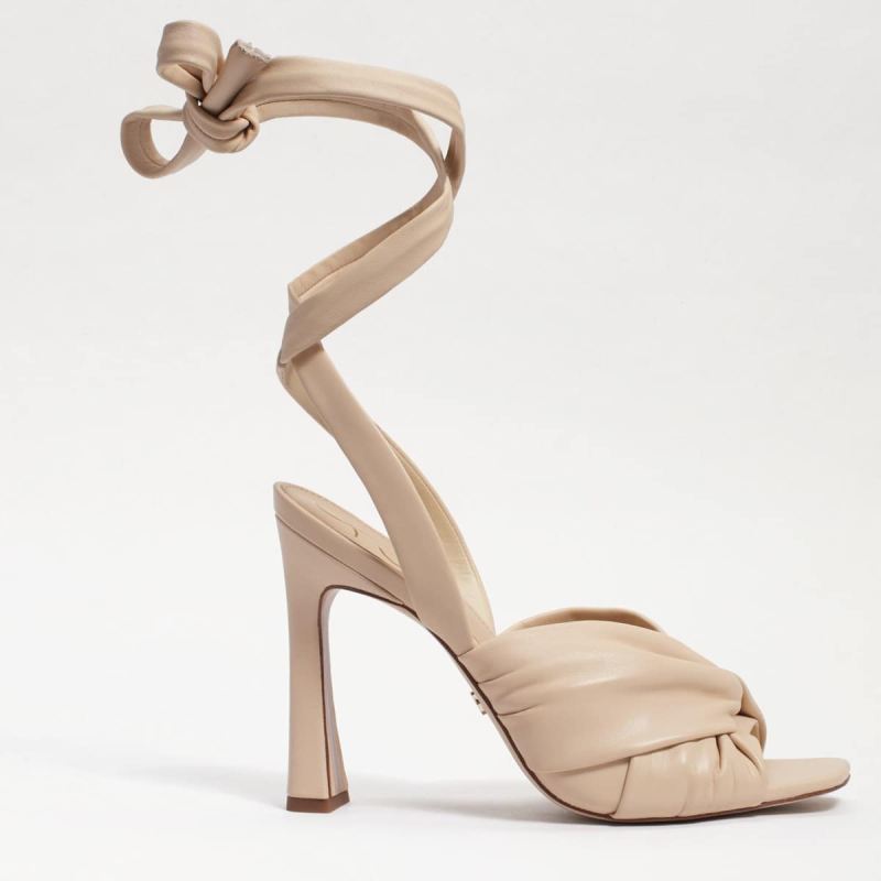 Sam Edelman Lenora Heeled Sandal-Summer Sand Leather