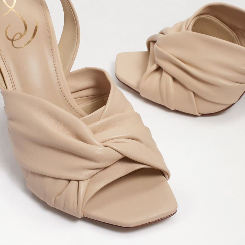 Sam Edelman Lenora Heeled Sandal-Summer Sand Leather