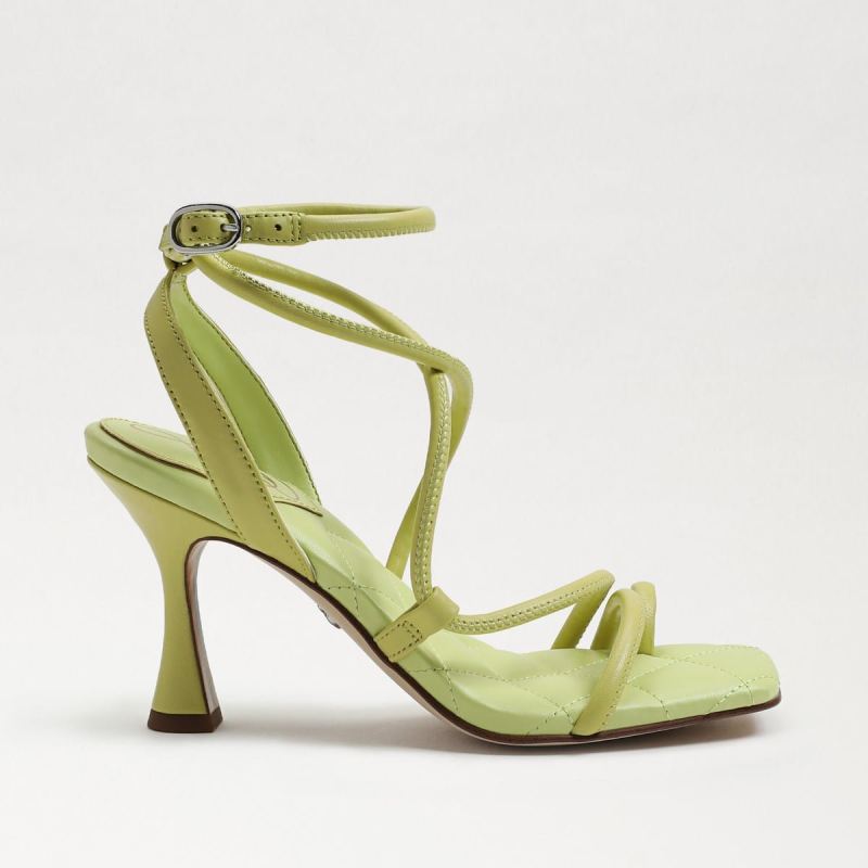 Sam Edelman Maven Strappy Padded Heel-Kiwi Leather