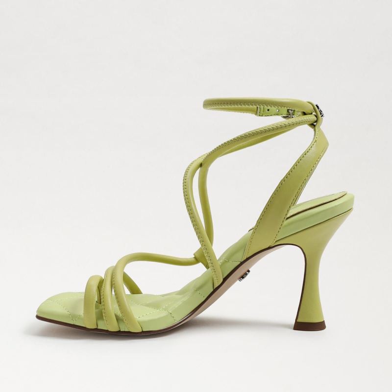 Sam Edelman Maven Strappy Padded Heel-Kiwi Leather