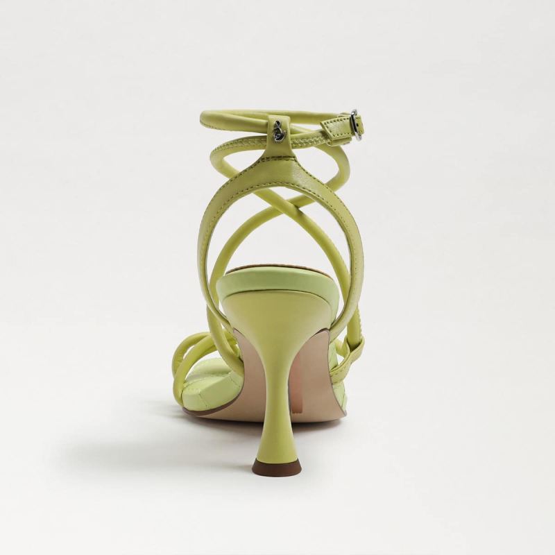 Sam Edelman Maven Strappy Padded Heel-Kiwi Leather