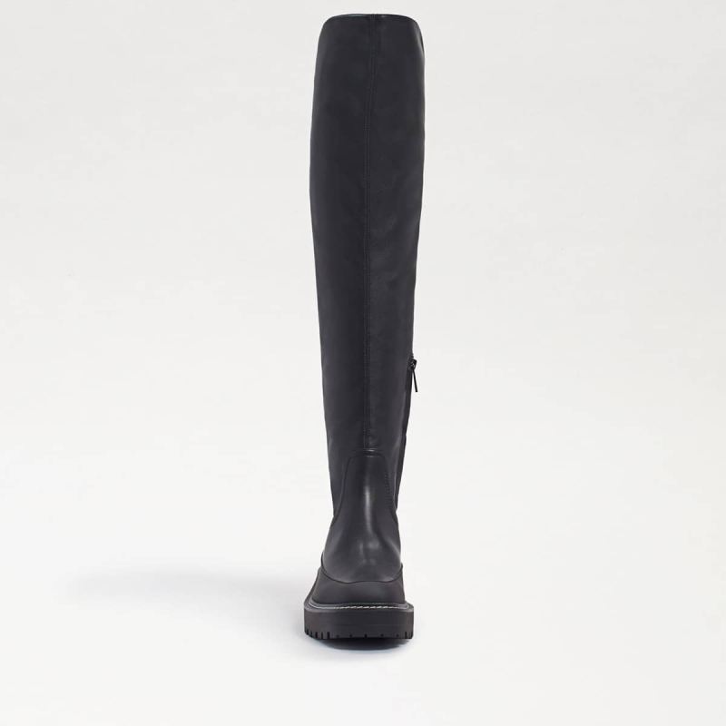 Sam Edelman Lerue Tall Boot-Black Leather