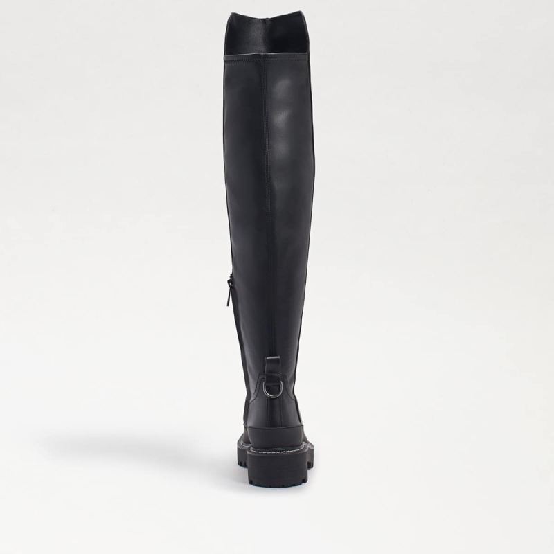 Sam Edelman Lerue Tall Boot-Black Leather