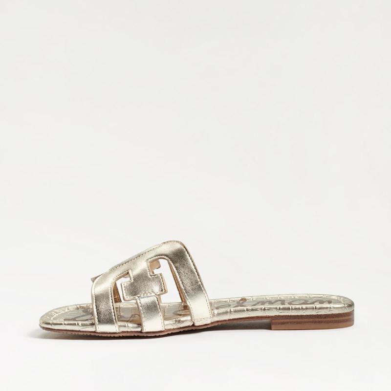 Sam Edelman Bay Slide Sandal-Light Gold Leather