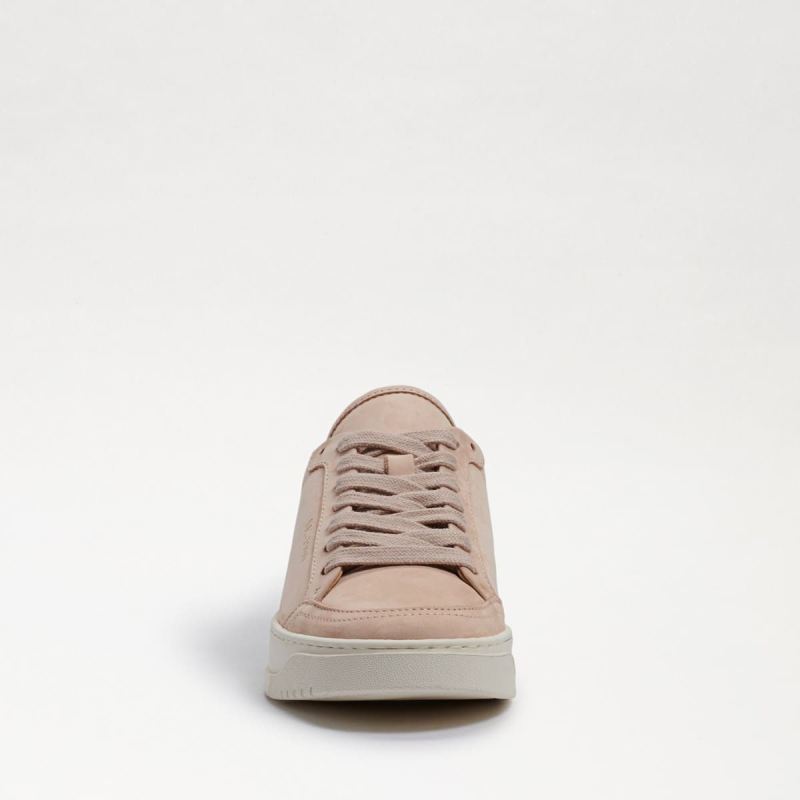 Sam Edelman Ellis Lace Up Sneaker-Powder Blush Suede