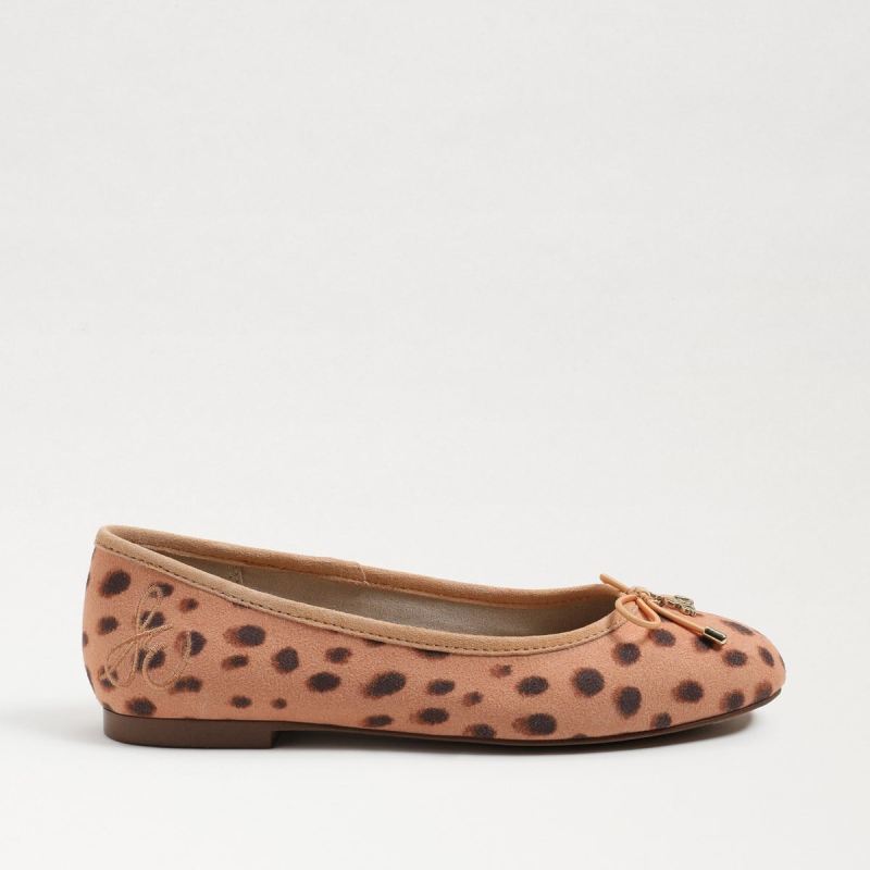 Sam Edelman Felicia Kids Ballet Flat-Tan Multi Leopard