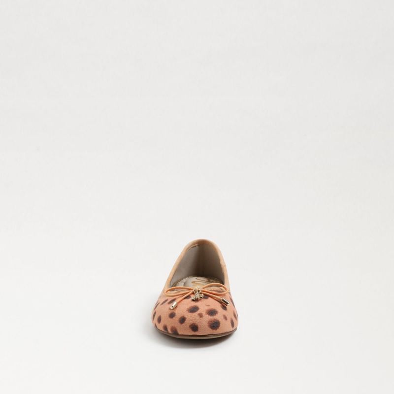 Sam Edelman Felicia Kids Ballet Flat-Tan Multi Leopard