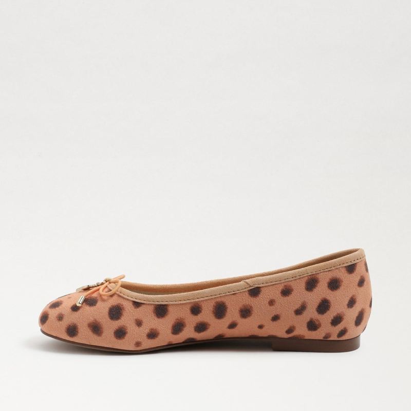 Sam Edelman Felicia Kids Ballet Flat-Tan Multi Leopard