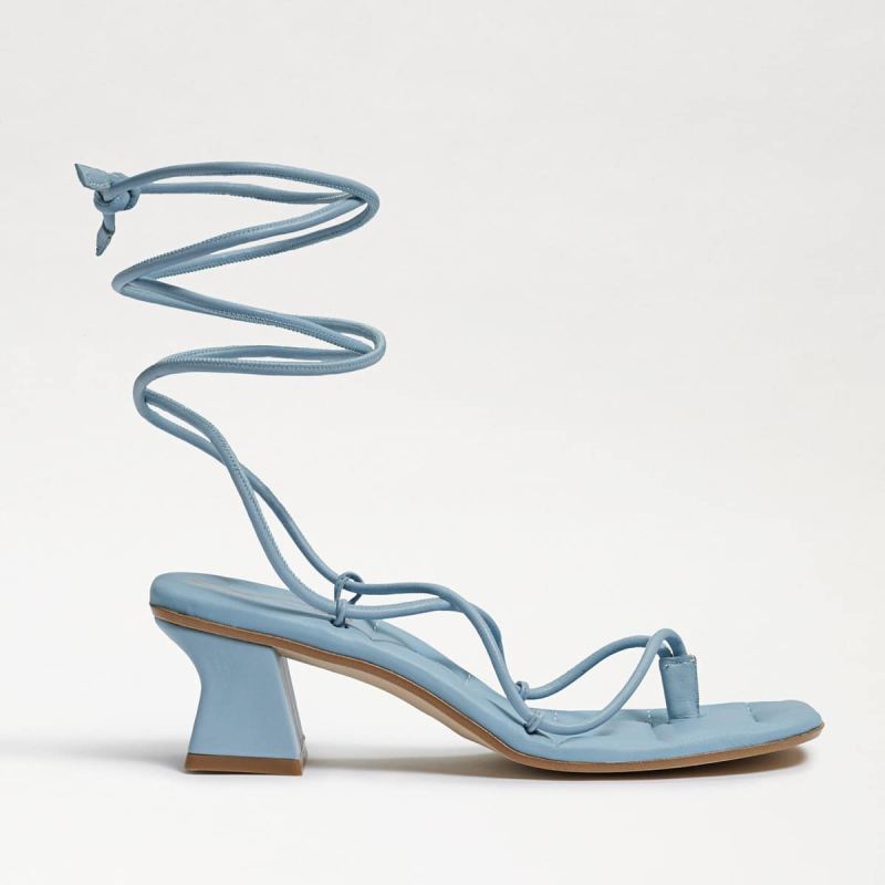 Sam Edelman Fae Strappy Heel Sandal-Sky Blue