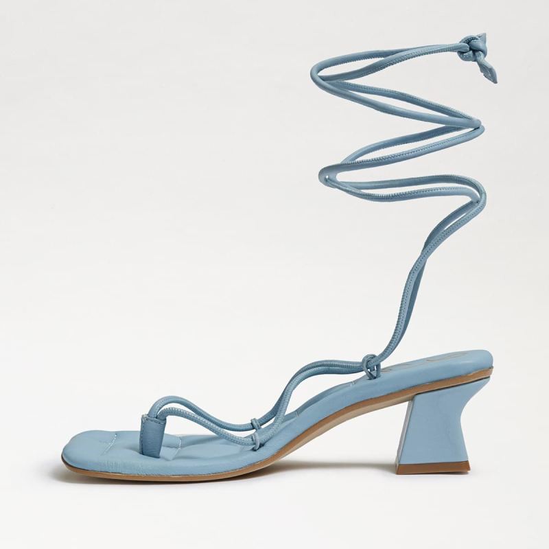 Sam Edelman Fae Strappy Heel Sandal-Sky Blue