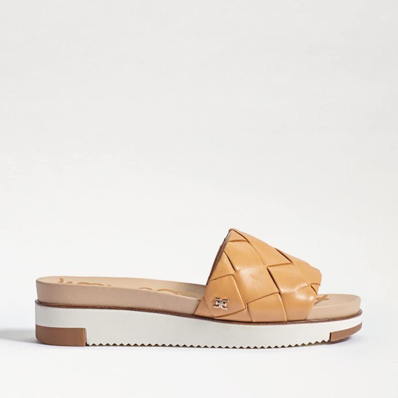 Sam Edelman Adaley Woven Slide Sandal-Natural Sand Leather