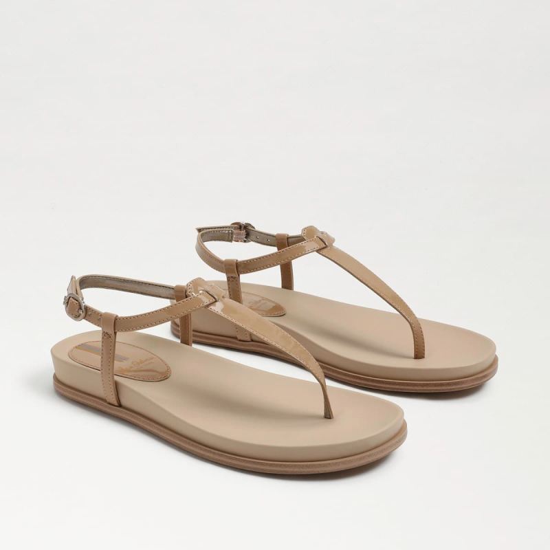 Sam Edelman Naomi Thong Sandal-Almond Patent Sam Edelman Naomi Thong Sandal-Almond Patent