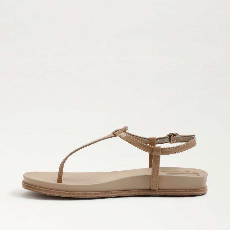 Sam Edelman Naomi Thong Sandal-Almond Patent