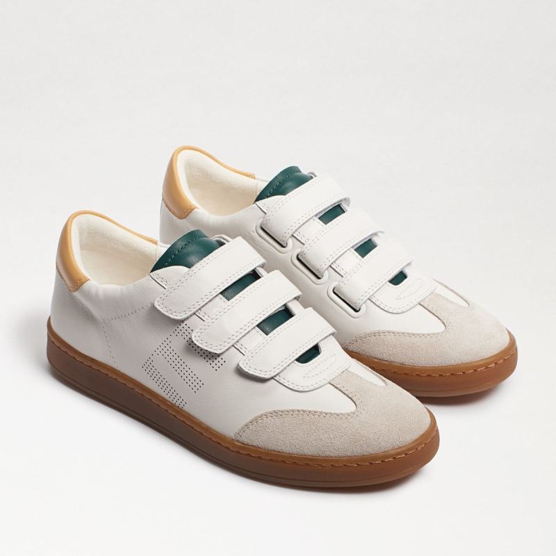 Sam Edelman Jo Sneaker-Bright White Leather - Click Image to Close