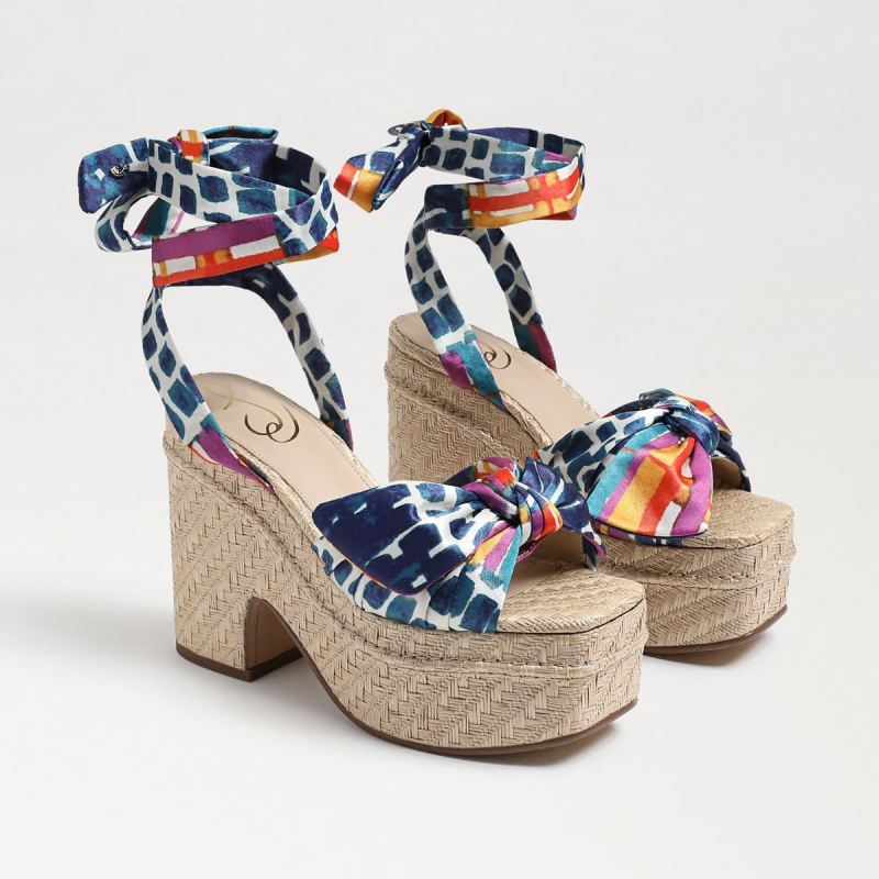 Sam Edelman Tula Platform Sandal-Caspian Blue [Samedelmang8EY49vU ...