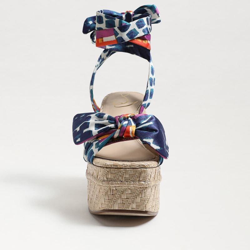 Sam Edelman Tula Platform Sandal-Caspian Blue