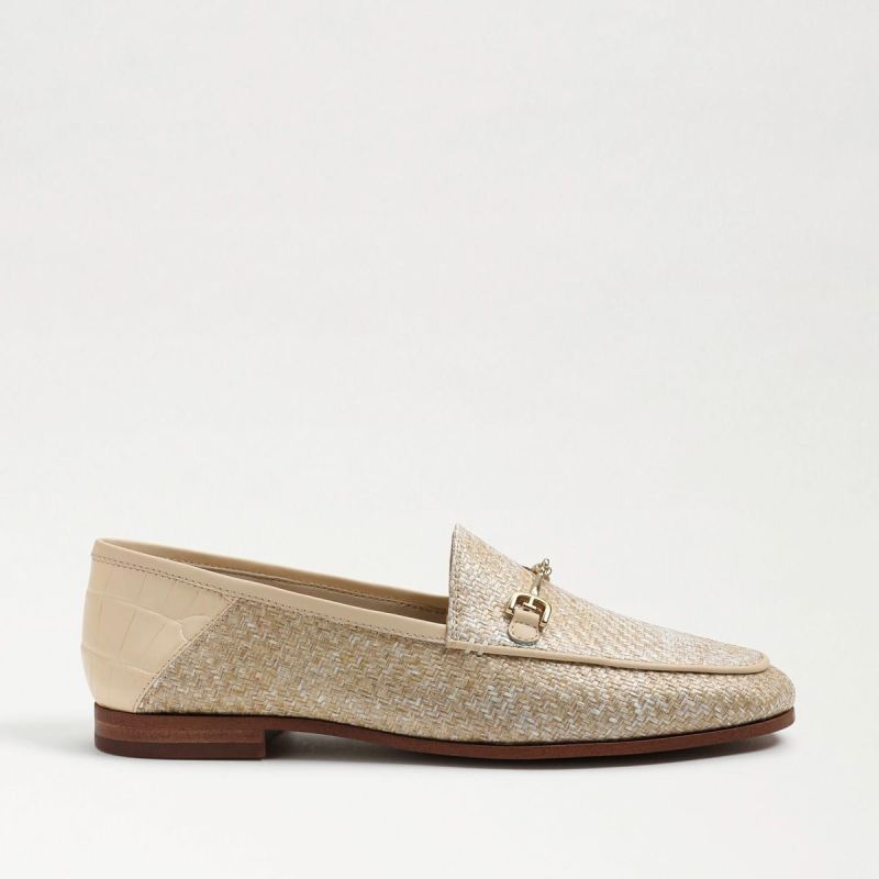 Sam Edelman Loraine Bit Loafer-Eggshell Woven