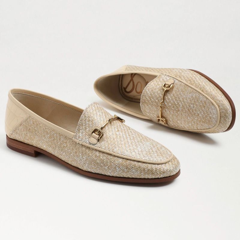 Sam Edelman Loraine Bit Loafer-Eggshell Woven