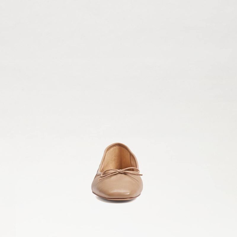 Sam Edelman Meg Ballet Flat-Soft Beige Leather