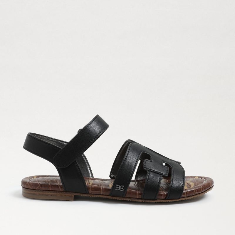 Sam Edelman Bay Kids Slide Sandal-Black Leather
