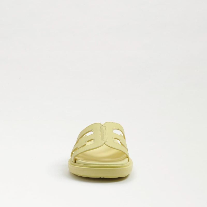 Sam Edelman Valeri Slide Sandal-Butter Yellow Leather
