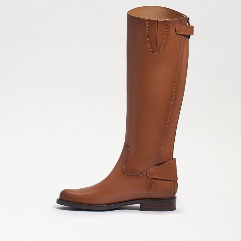 Sam Edelman Mikala Riding Boot-New Whiskey Leather