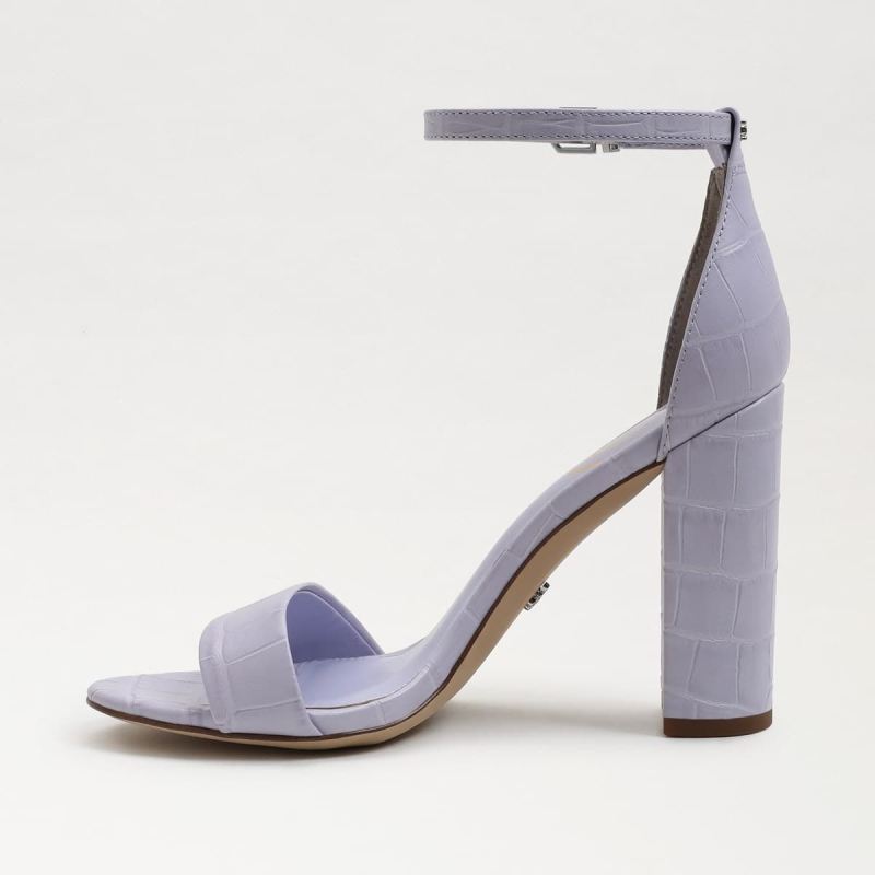 Sam Edelman Yaro Block Heel Sandal-Misty Lilac Croc