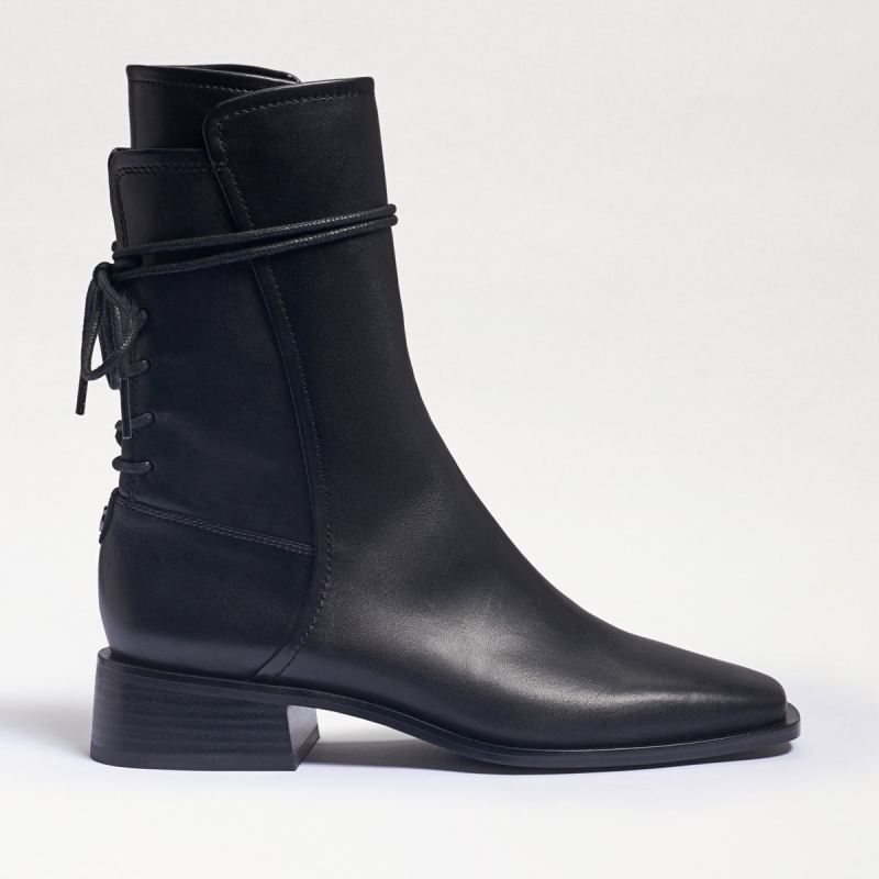 Sam Edelman Tana Boot-Black Leather