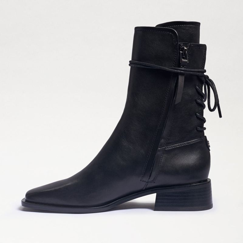 Sam Edelman Tana Boot-Black Leather