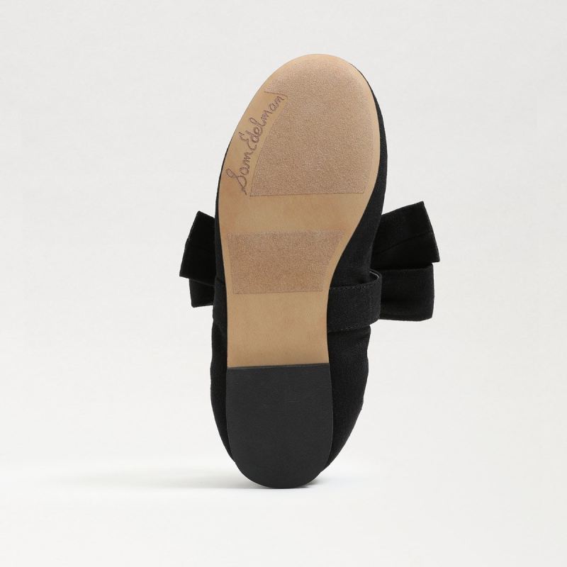 Sam Edelman Felicity Kids Ballet Flat-Black Linen