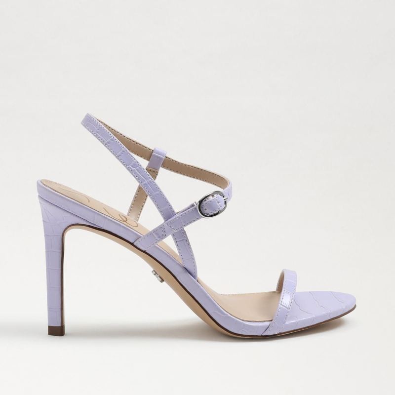 Sam Edelman Doran Strappy Heeled Sandal-Misty Lilac Croc