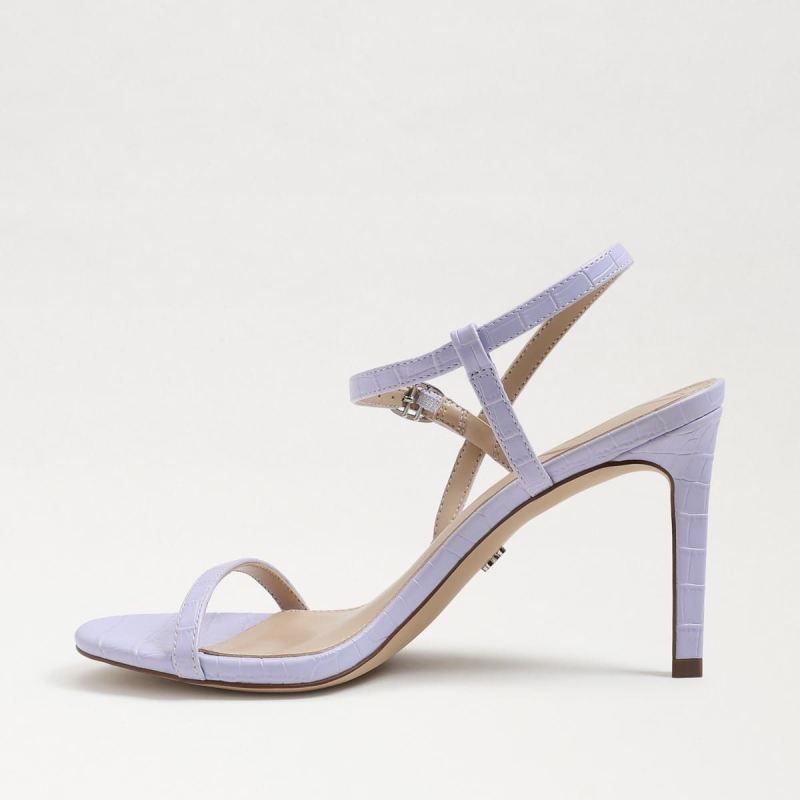 Sam Edelman Doran Strappy Heeled Sandal-Misty Lilac Croc