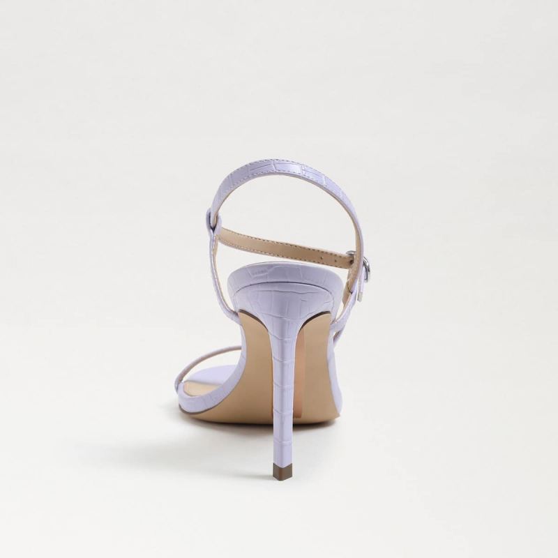 Sam Edelman Doran Strappy Heeled Sandal-Misty Lilac Croc