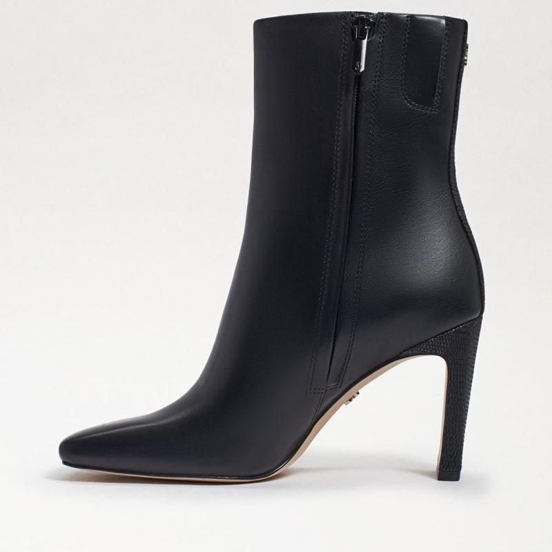 Sam Edelman Anika Ankle Bootie-Black Leather