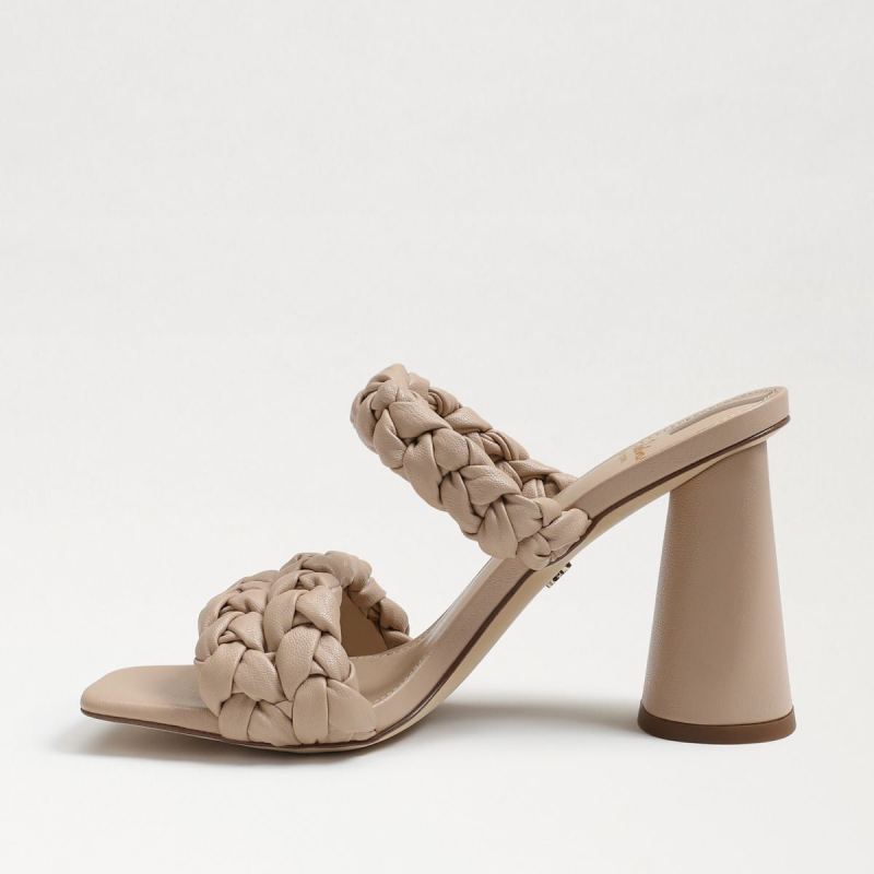 Sam Edelman Kendra Block Heel Mule-Desert Beige Leather