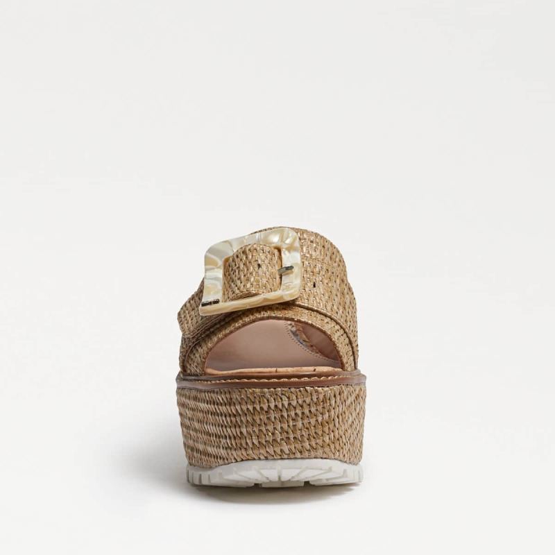 Sam Edelman Livi Espadrille Wedge Sandal-Dark Natural