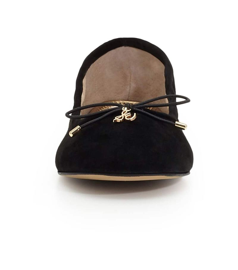 Sam Edelman Felicia Ballet Flat-Black Suede