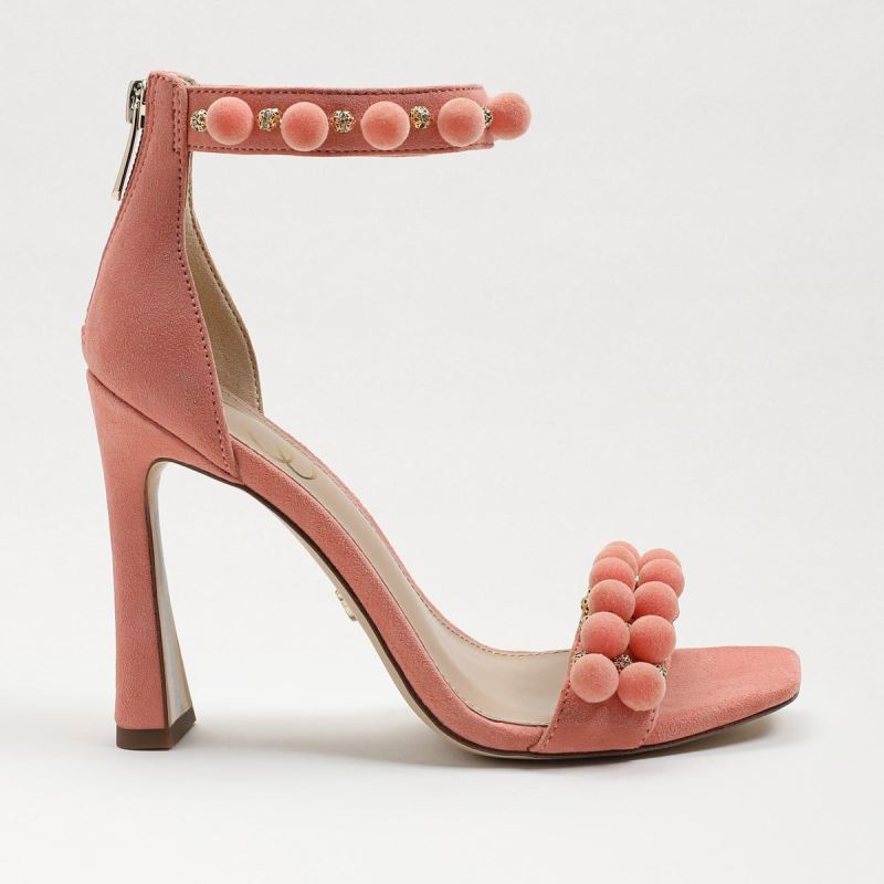 Sam Edelman Luella Ankle Strap Sandal-Canyon Clay Suede