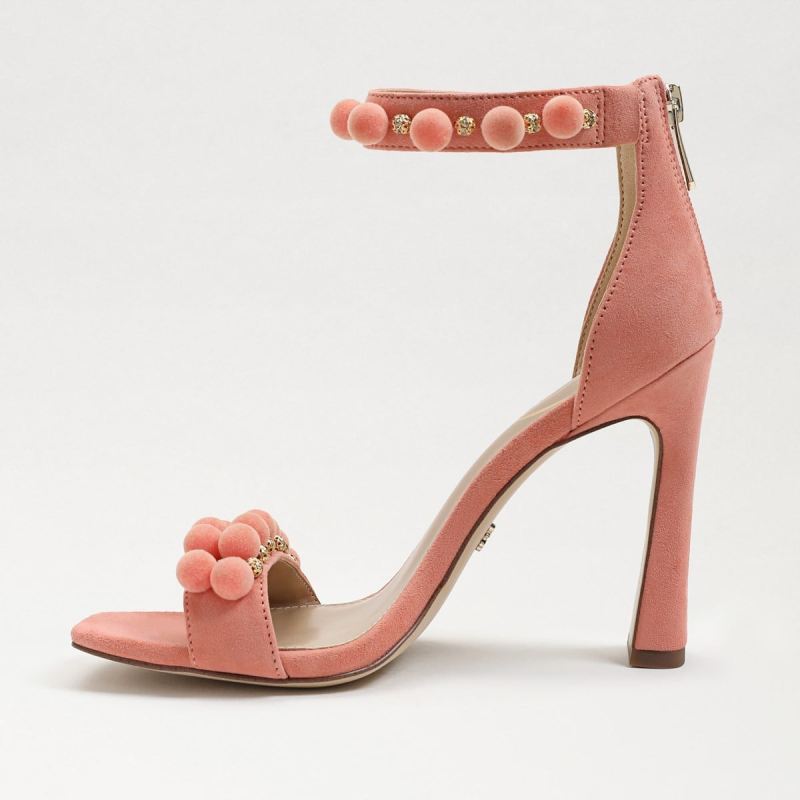 Sam Edelman Luella Ankle Strap Sandal-Canyon Clay Suede