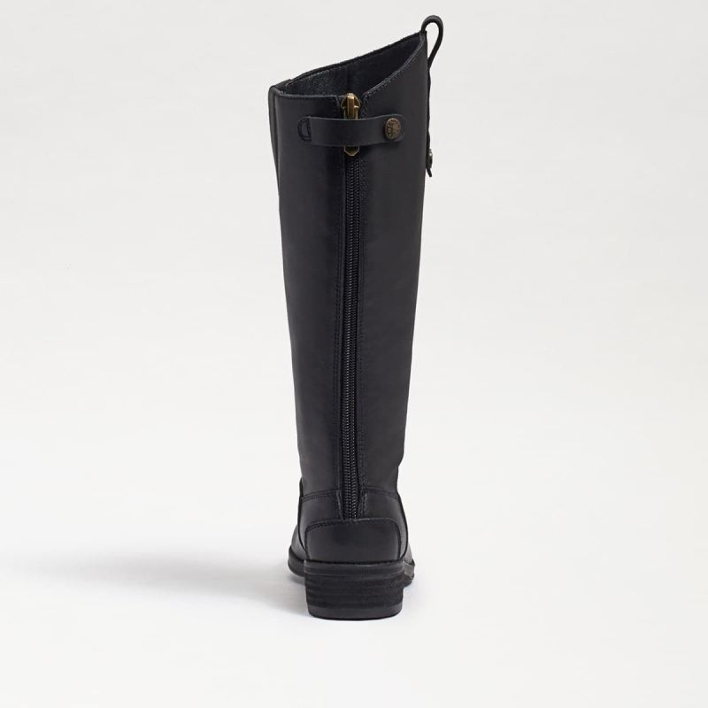 Sam Edelman Penny Kids Riding Boot-Black Leather