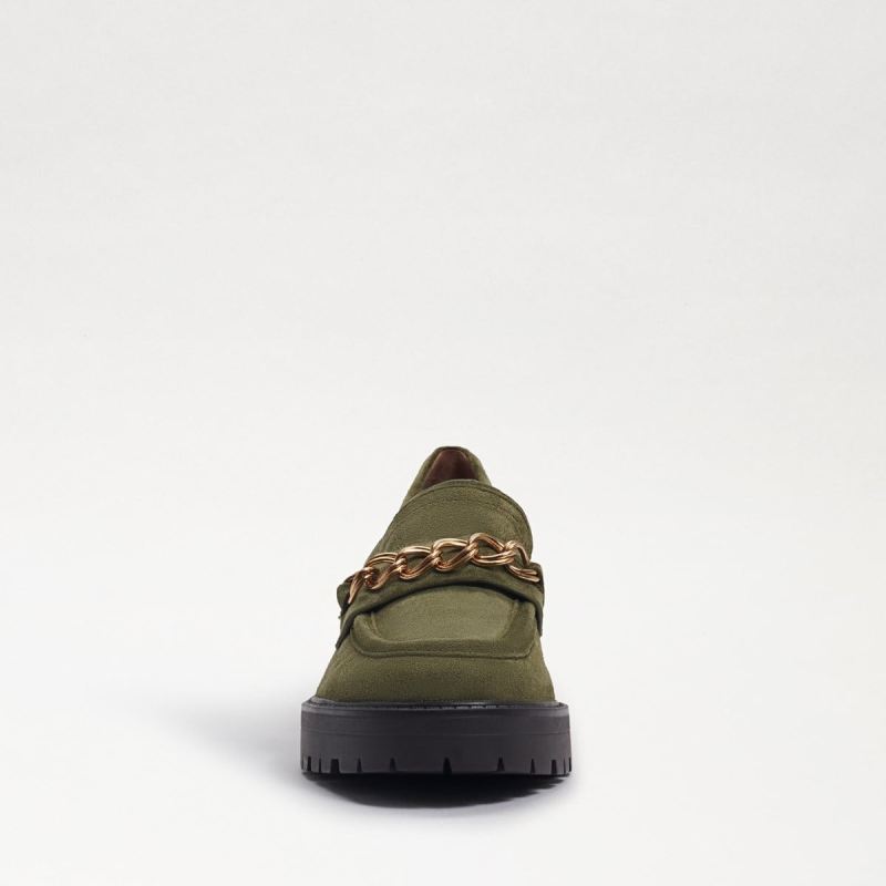 Sam Edelman Taelor Lug Sole Loafer-Tuscan Olive Suede