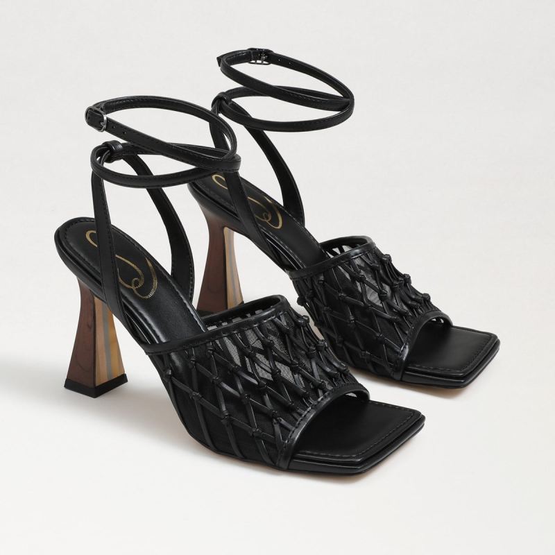 Sam Edelman Candice Heel Sandal-Black - Click Image to Close