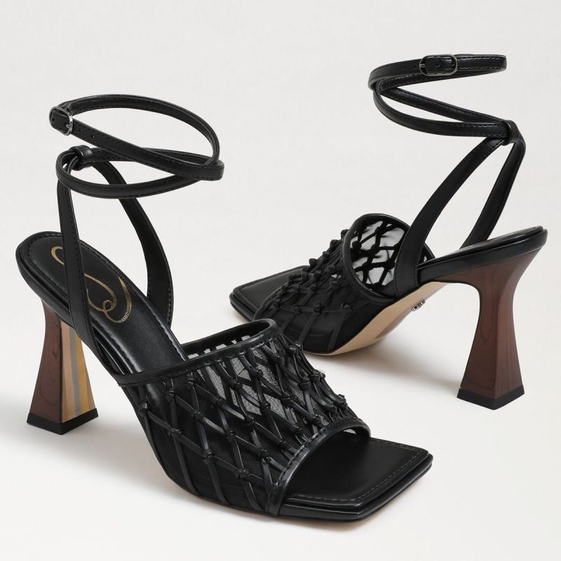 Sam Edelman Candice Heel Sandal-Black