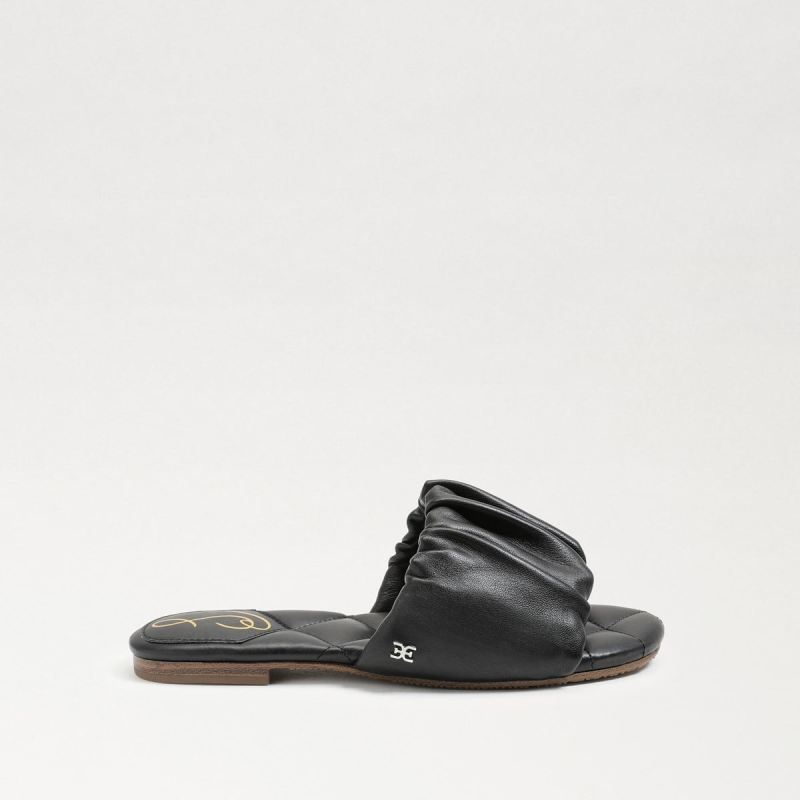 Sam Edelman Briar Kids Slide Sandal-Black Leather